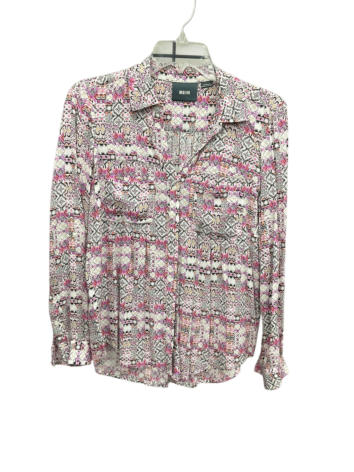 Blouse Long Sleeve By Anthropologie  Size: Xs