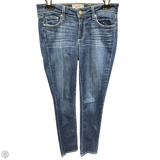 Jeans Skinny By Paige In Blue Denim, Size: 6