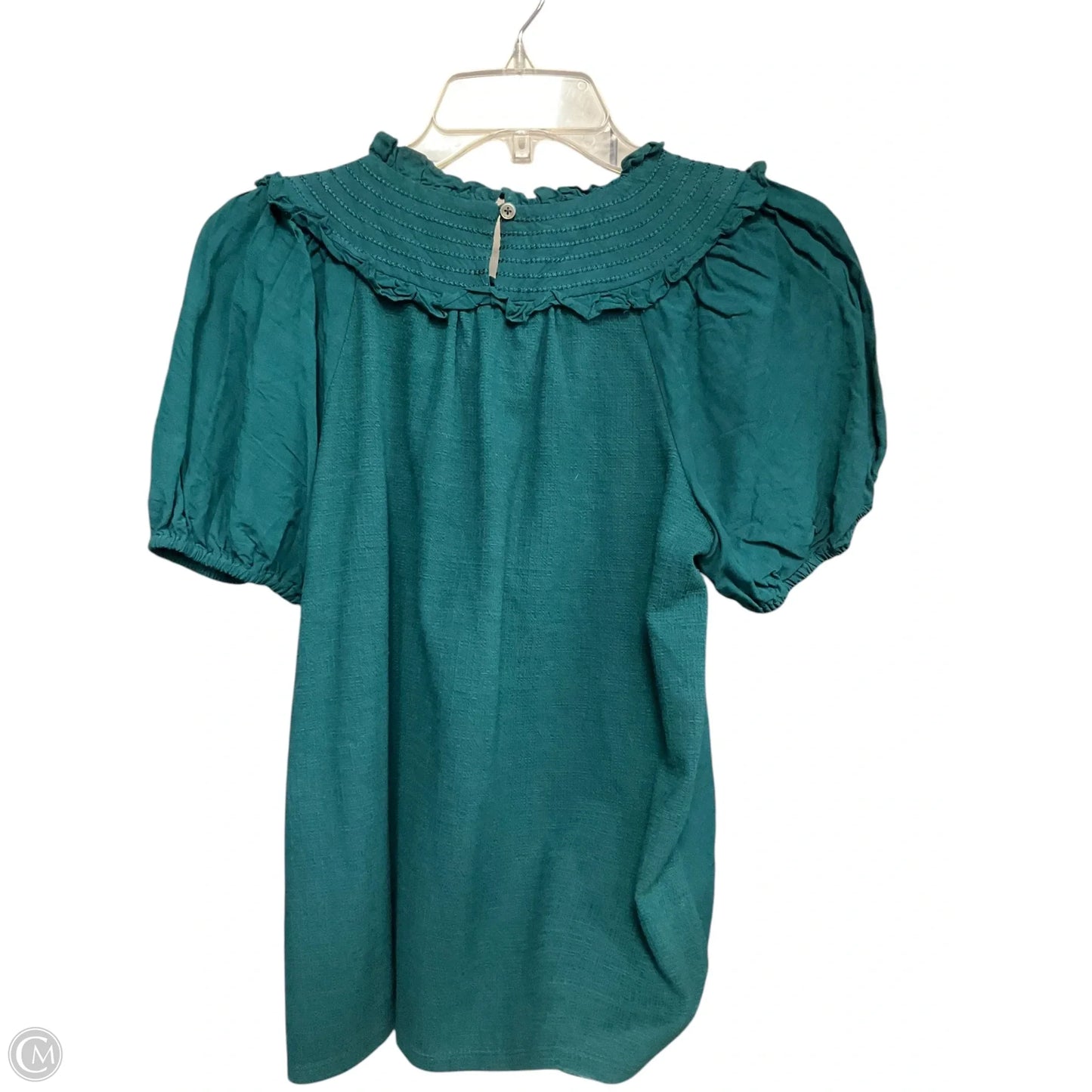 Top Short Sleeve By Current Air In Green, Size: Xs