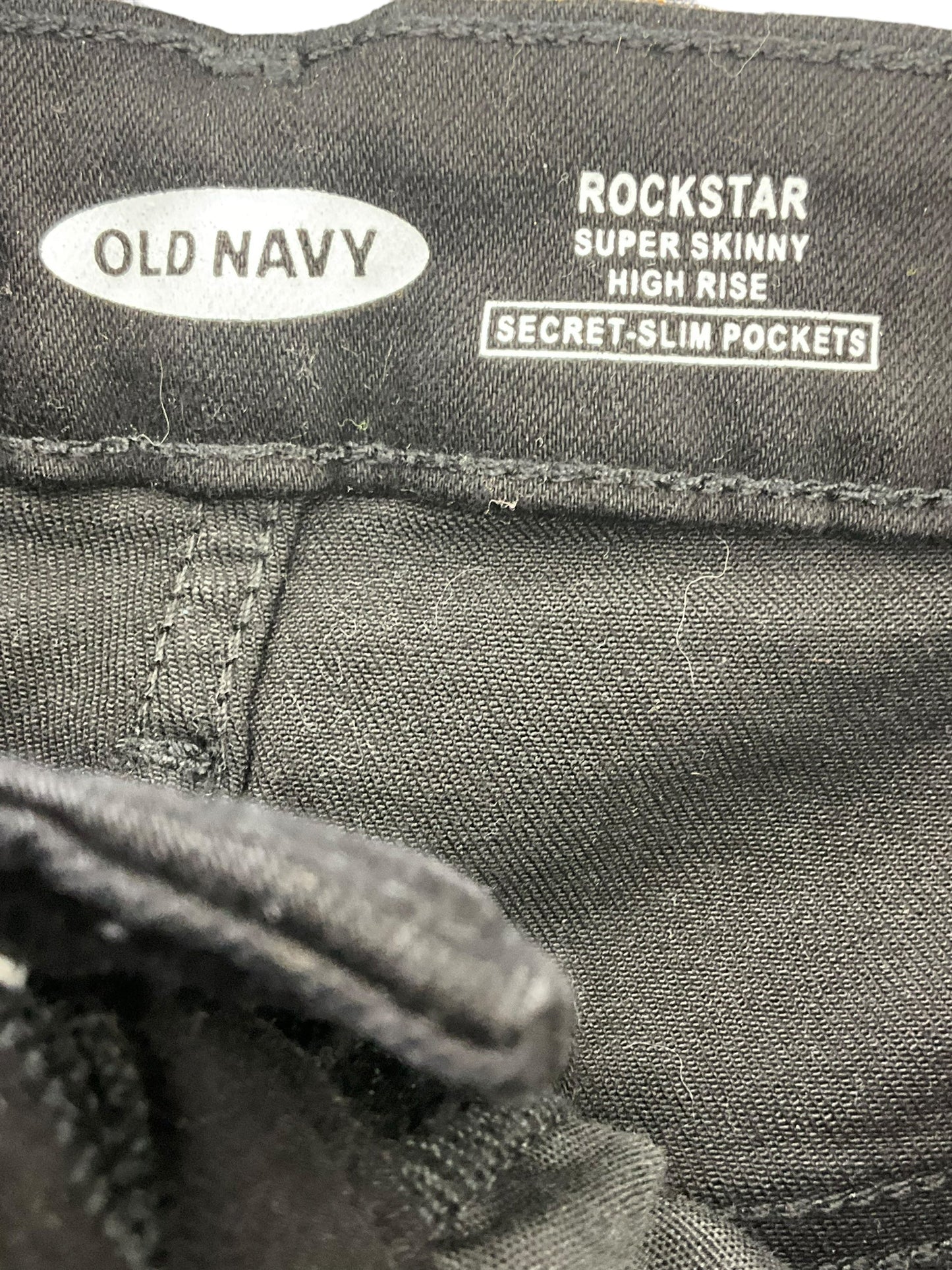 Black Jeans Skinny Old Navy, Size 18