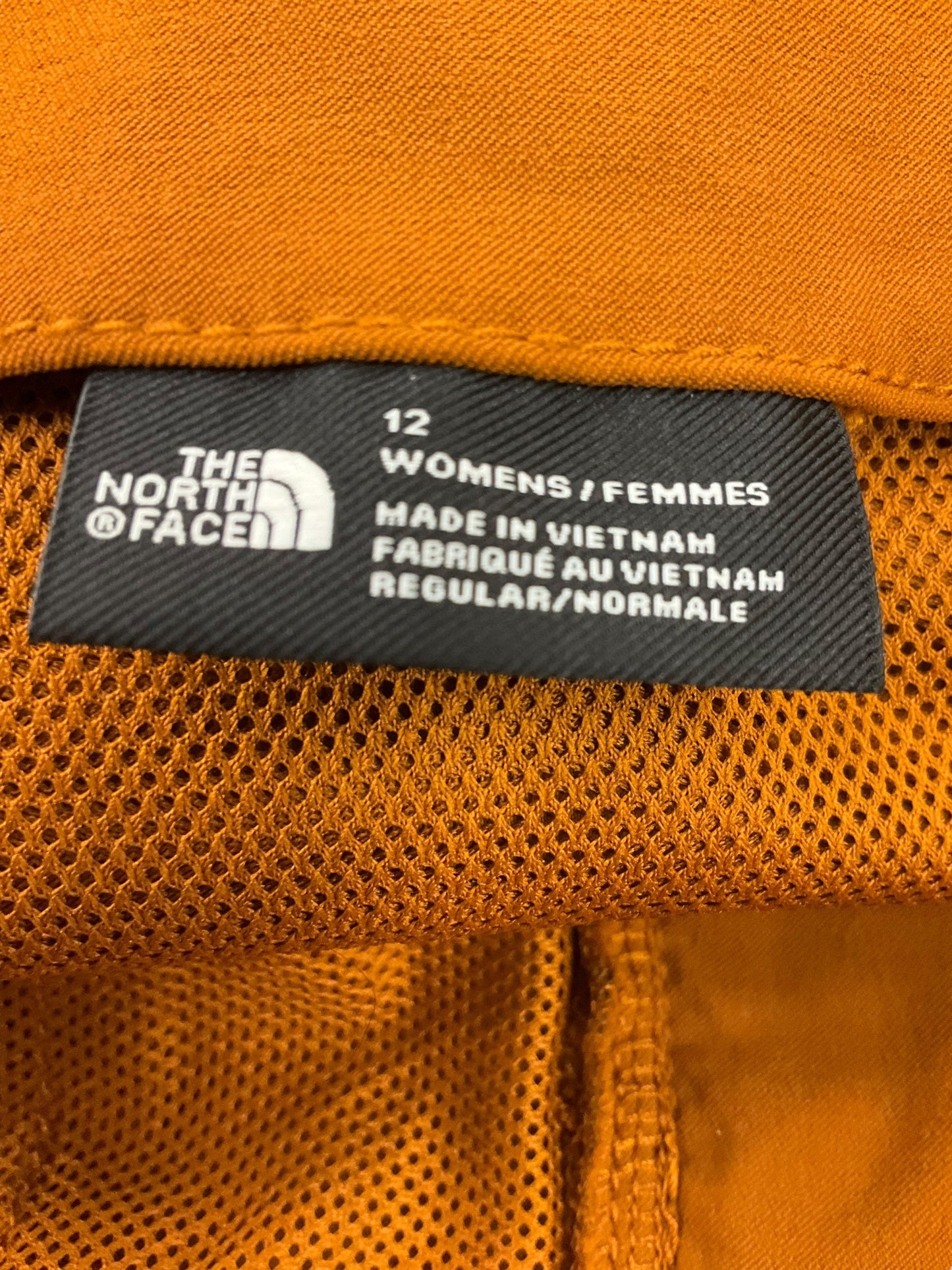 Orange Athletic Shorts The North Face, Size 12