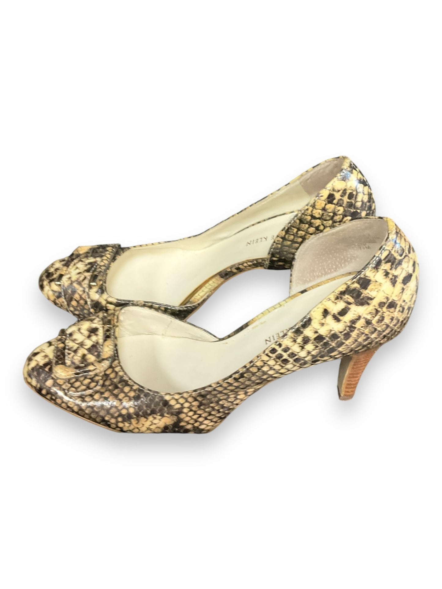 Shoes Heels Stiletto By Anne Klein In Snakeskin Print, Size: 7.5