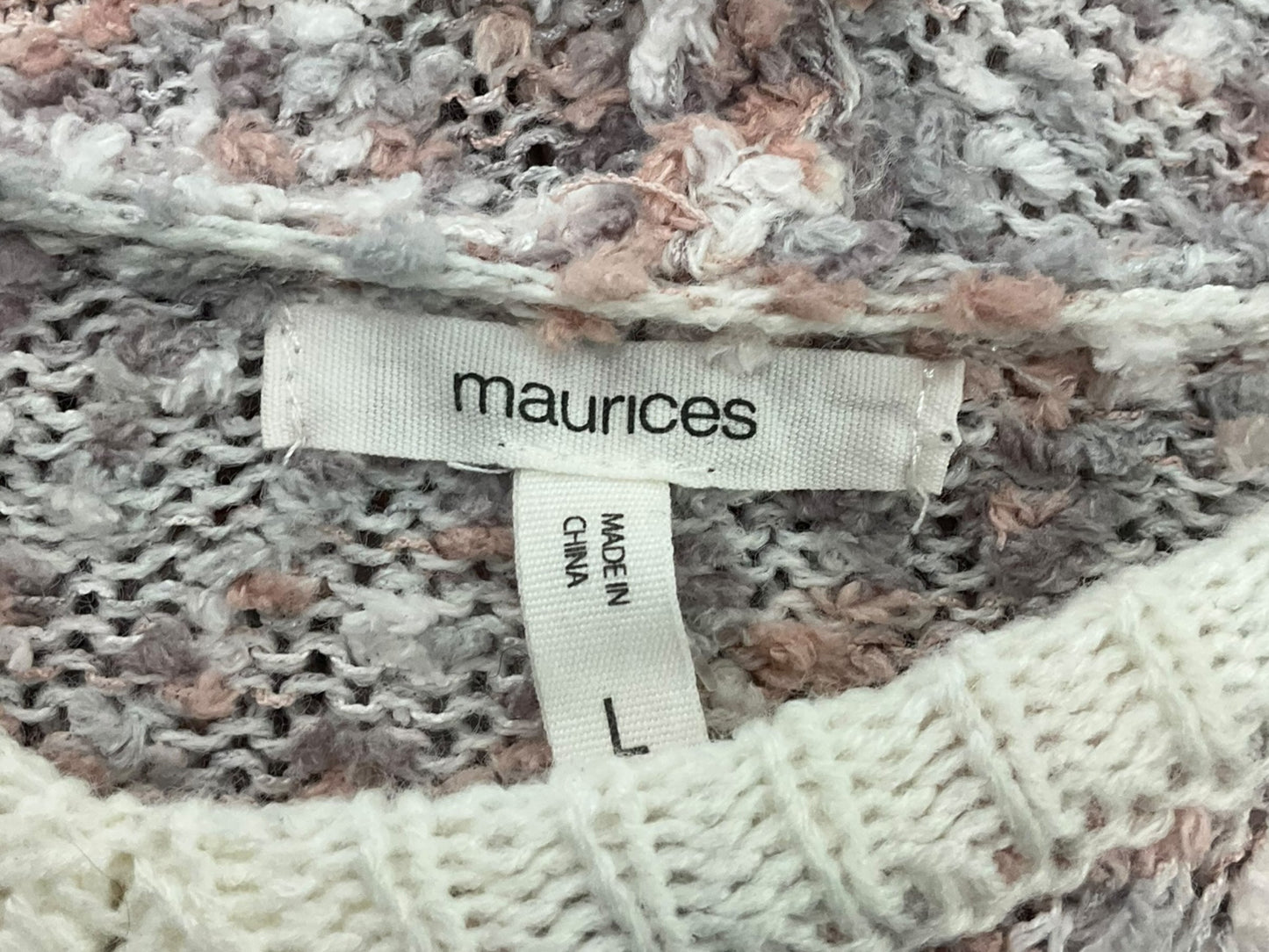 Sweater By Maurices In Multi-colored, Size: L