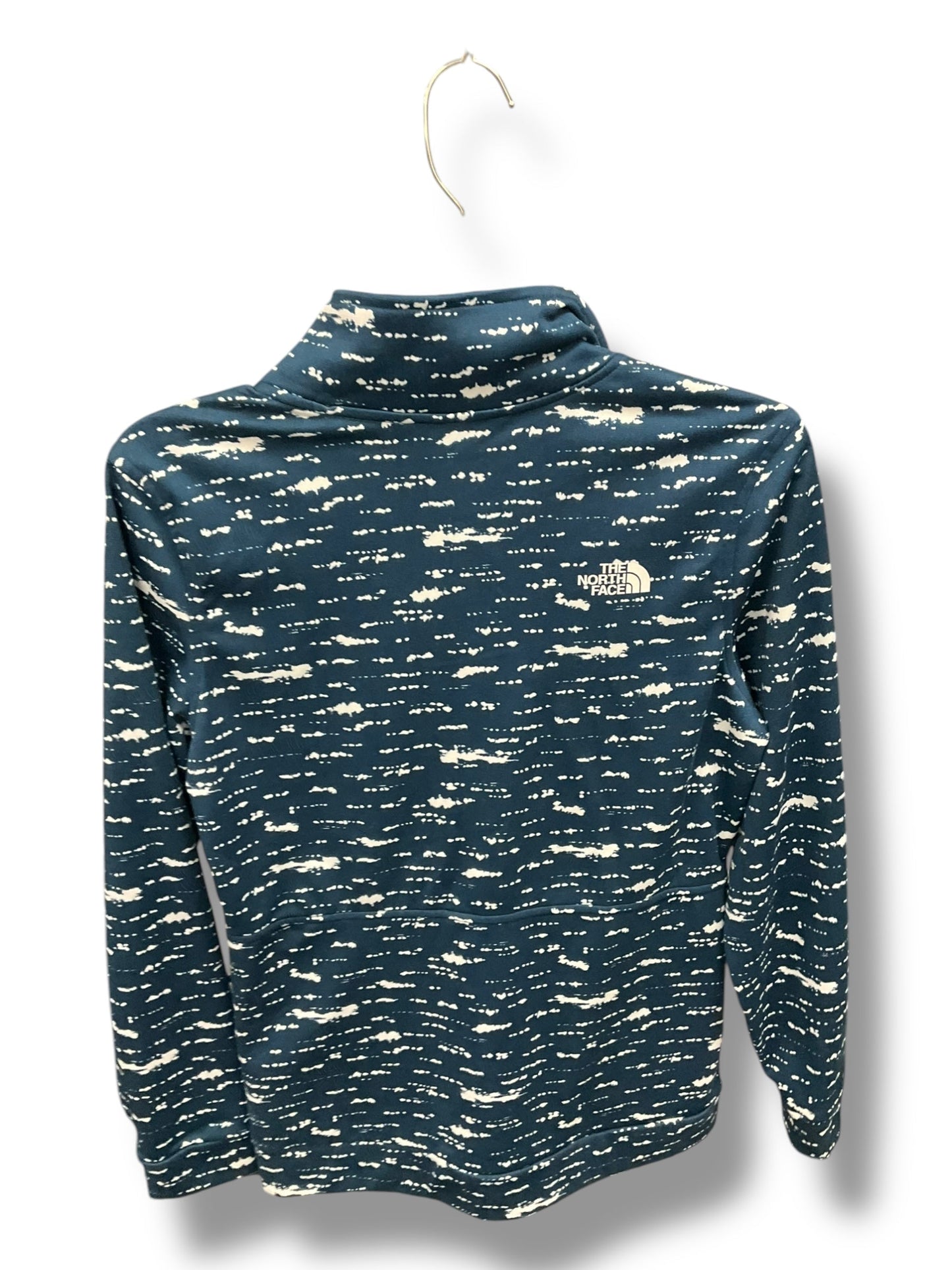 Athletic Jacket By The North Face In Blue & White, Size: S