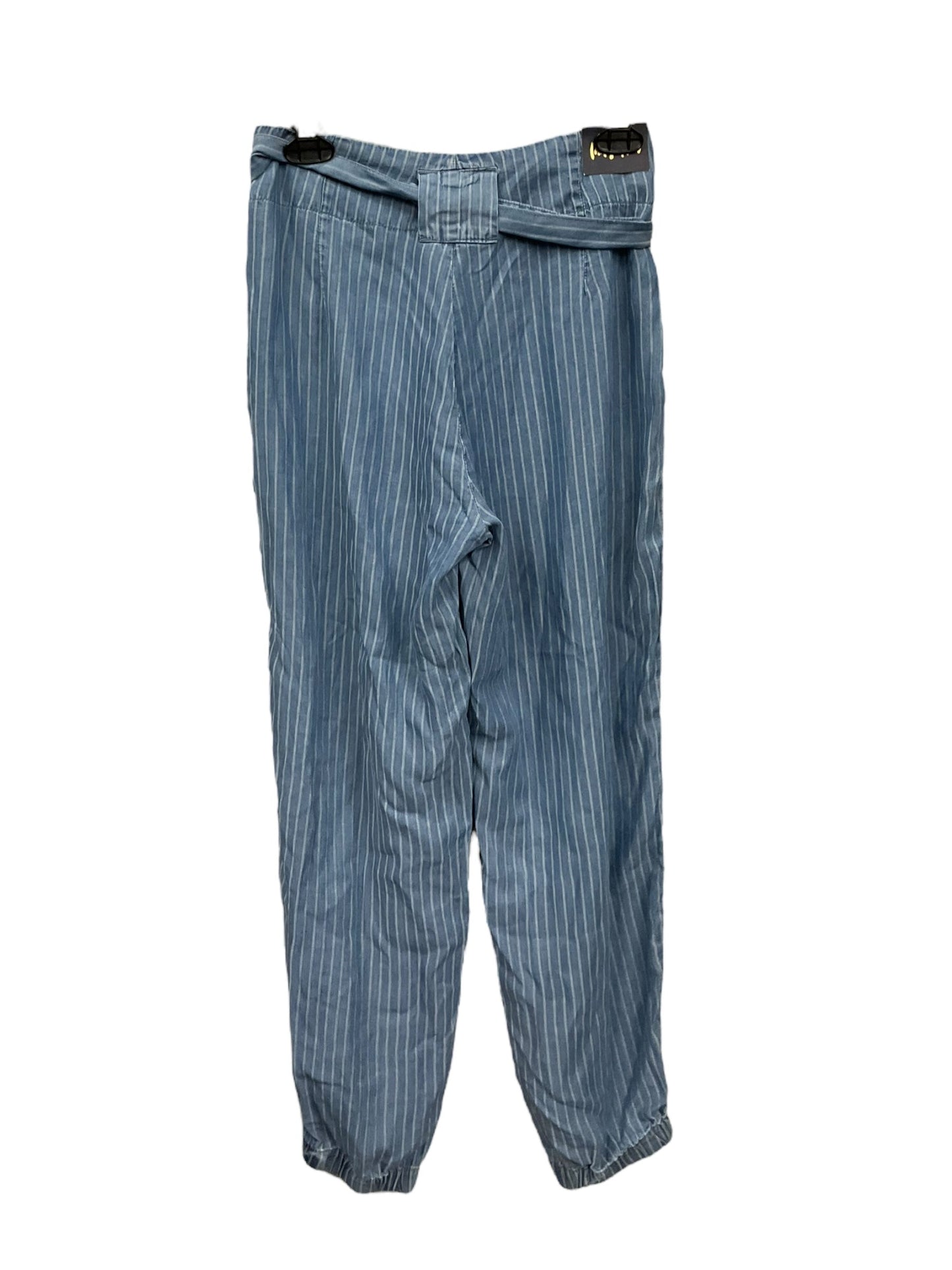 Striped Pattern Pants Joggers Indigo Rein, Size M