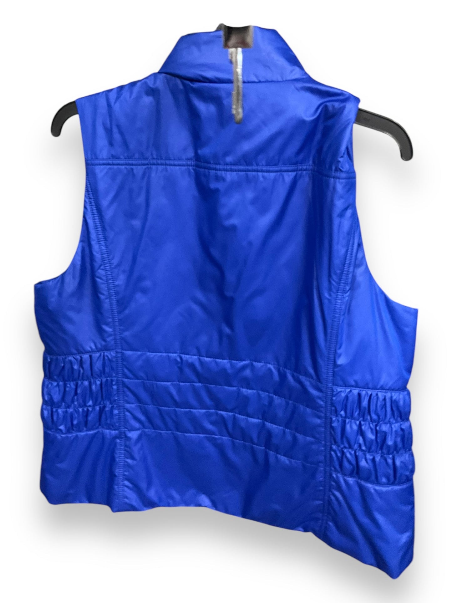 Vest Puffer & Quilted By Zenergy By Chicos In Blue, Size: L