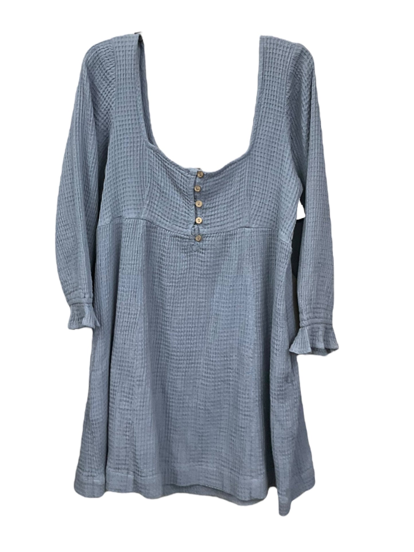 Blue Top Long Sleeve Free People, Size M