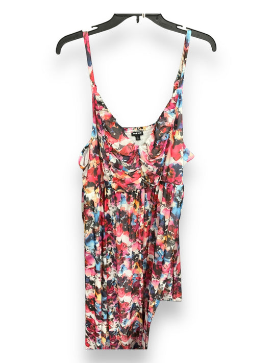 Dress Casual Maxi By Torrid In Floral Print, Size: 3x