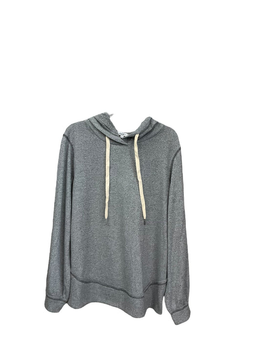 Grey Sweatshirt Hoodie White Birch, Size L