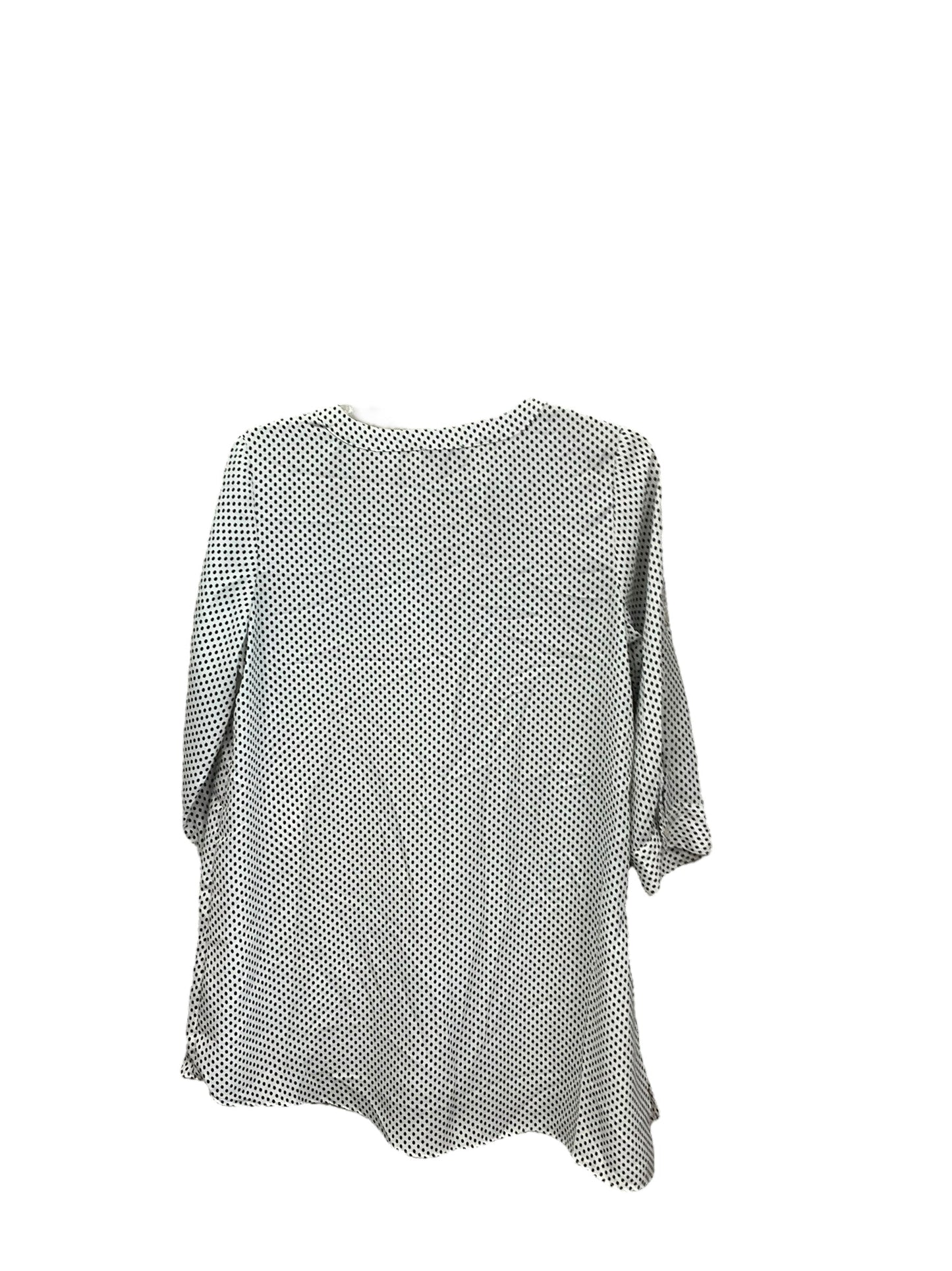 Polkadot Pattern Top Long Sleeve Limited, Size S