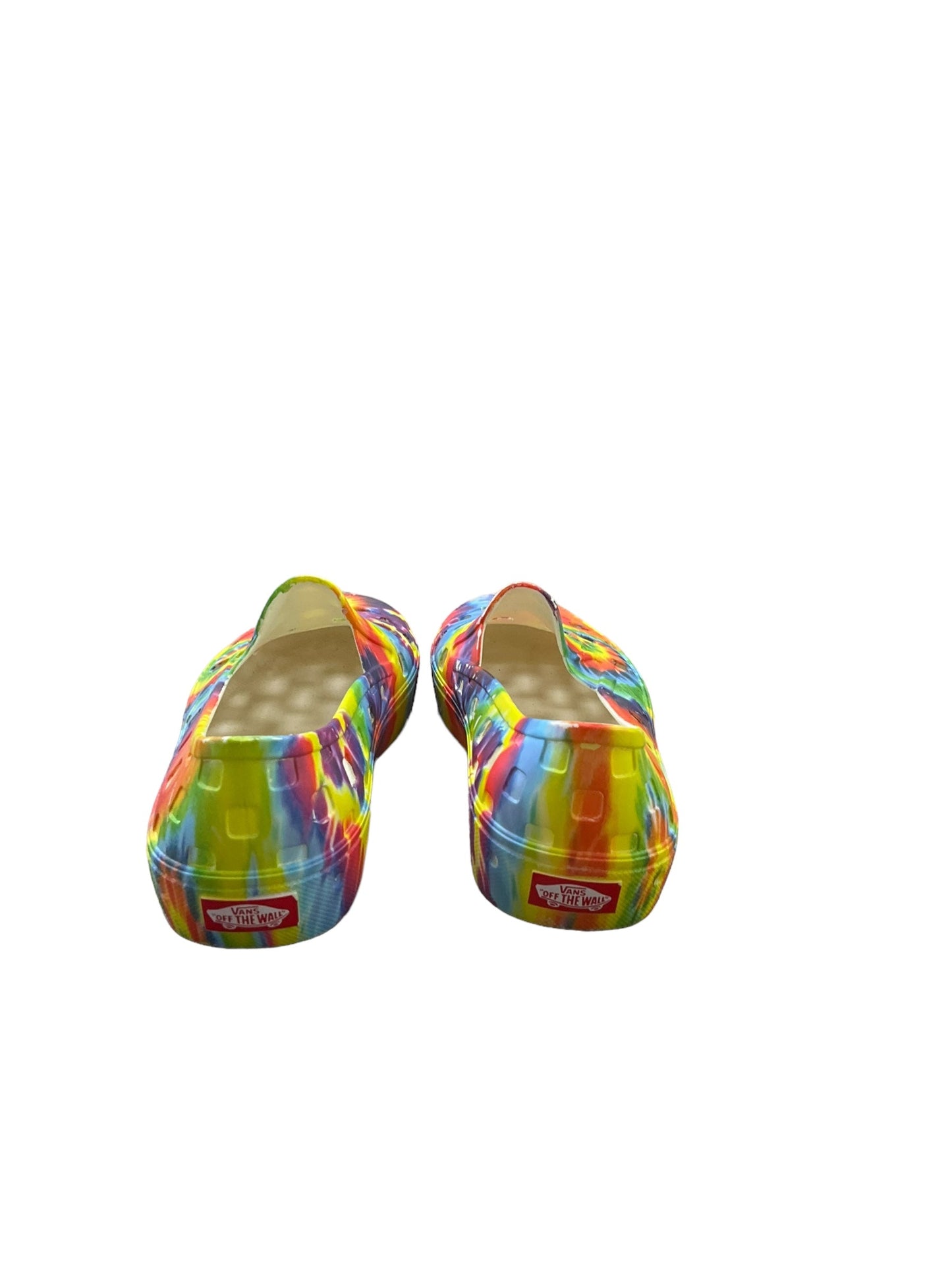 Shoes Flats By Vans In Tie Dye Print, Size: 9