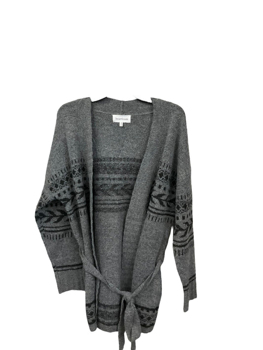 Cardigan By Clothes Mentor In Black & Grey, Size: M