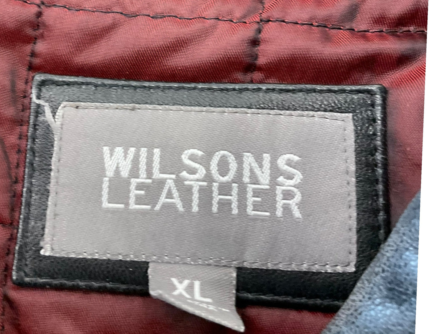 Coat Leather By Wilsons Leather In Black, Size: Xl