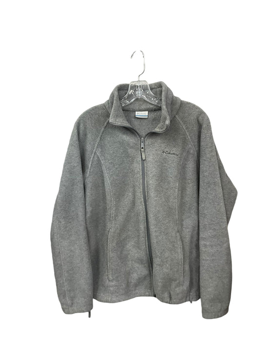 Jacket Fleece By Columbia In Grey, Size: L