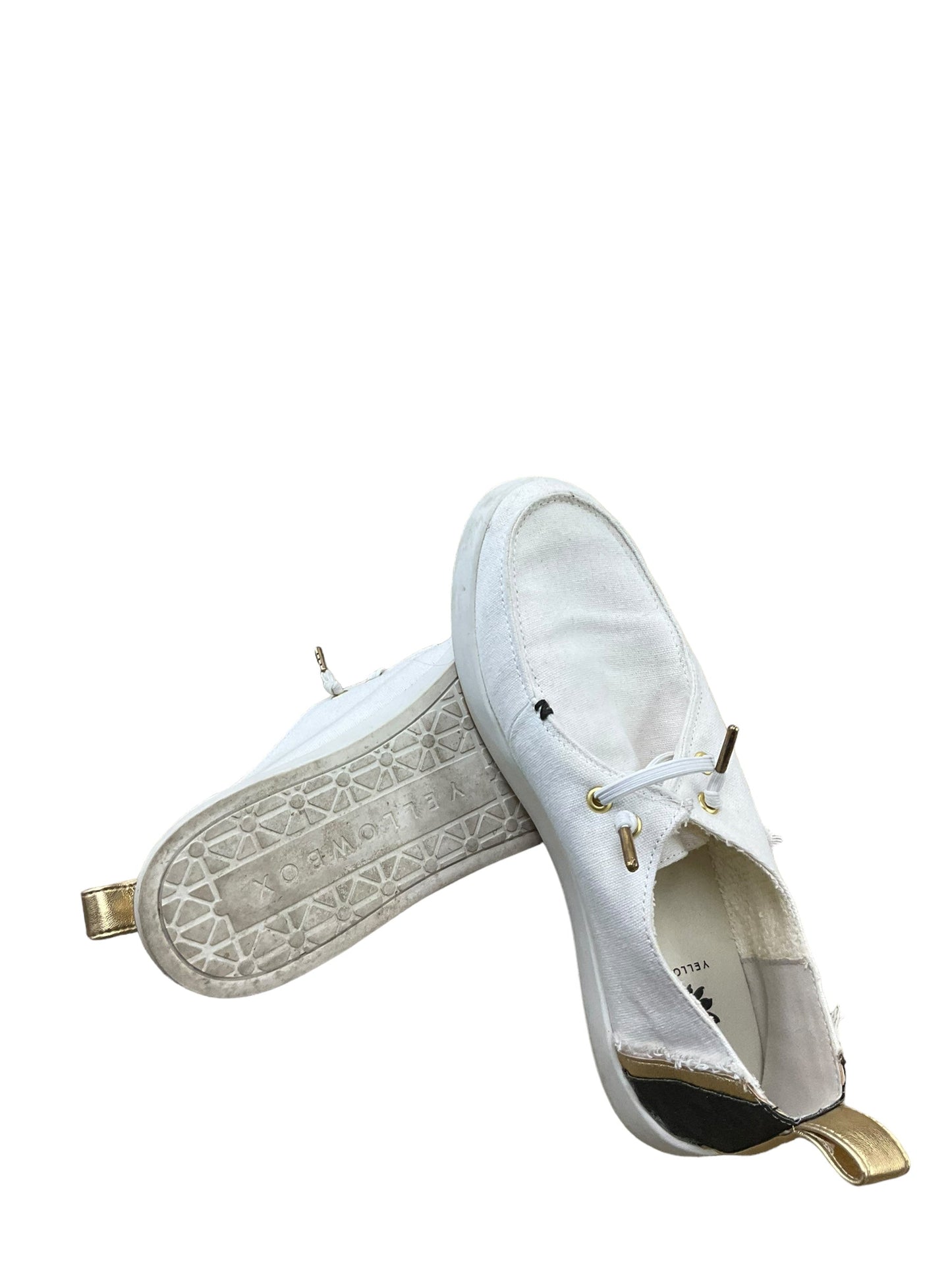 Shoes Flats By Yellow Box In White, Size: 8