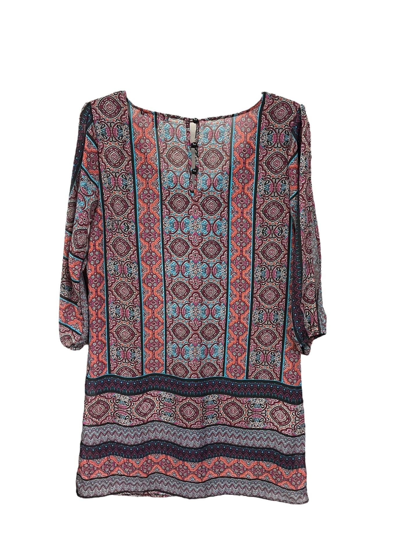 Tunic Long Sleeve By Bebop In Multi-colored, Size: L