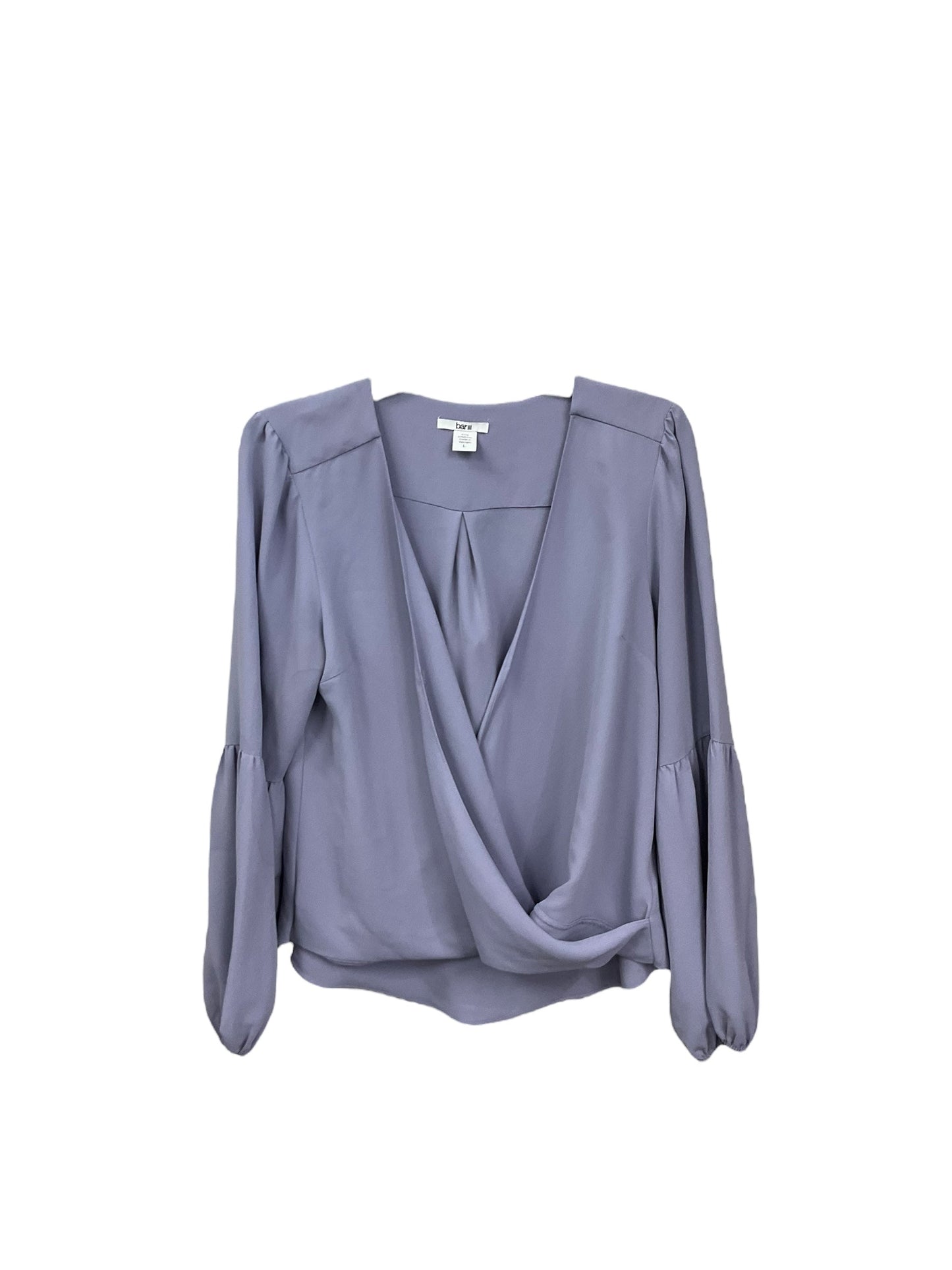 Top Long Sleeve By Bar Iii In Purple, Size: L