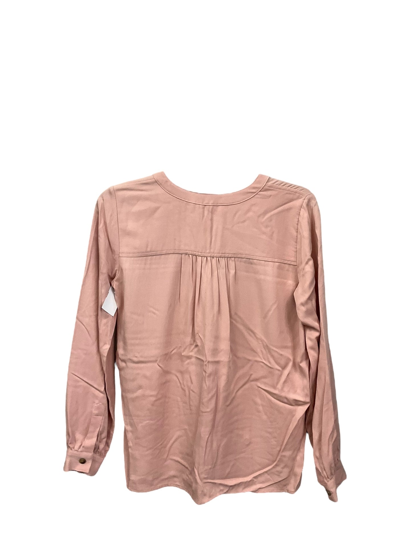 Top Long Sleeve By Loft In Pink, Size: Xs