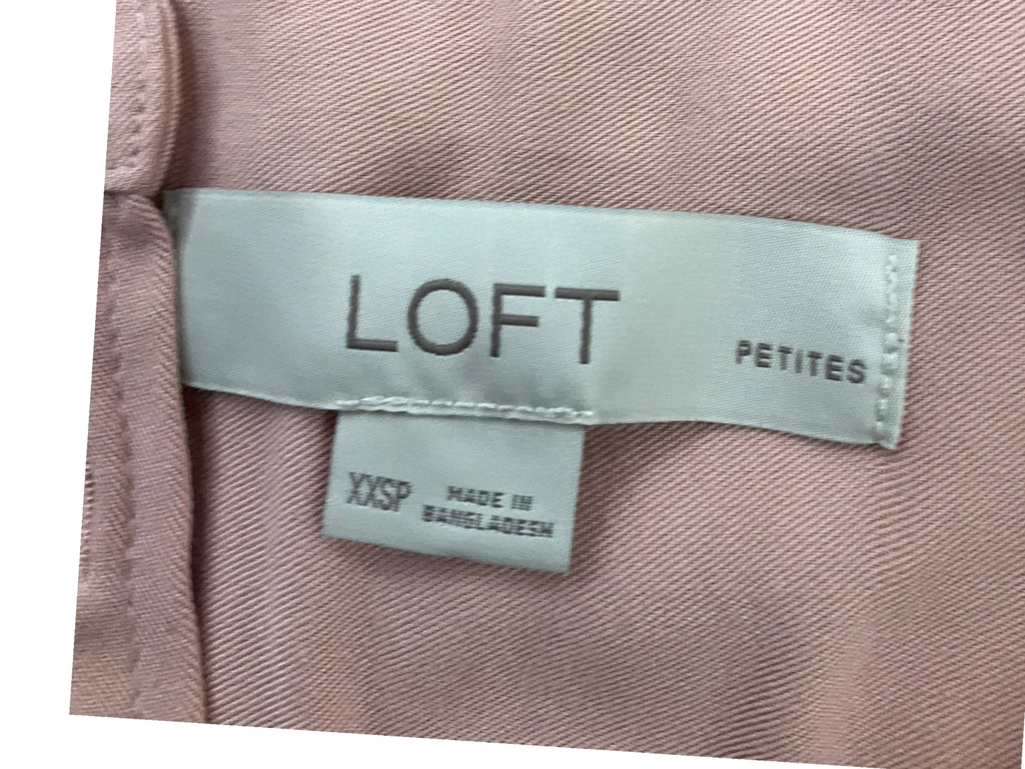 Top Long Sleeve By Loft In Pink, Size: Xs