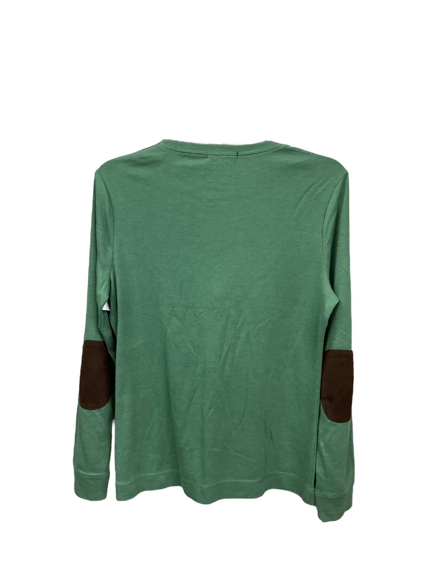 Top Long Sleeve By Lauren By Ralph Lauren In Green, Size: L