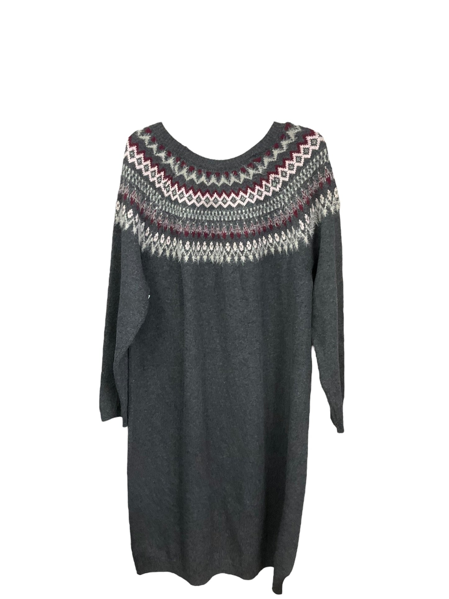 Dress Sweater By J. Jill In Grey, Size: Xl