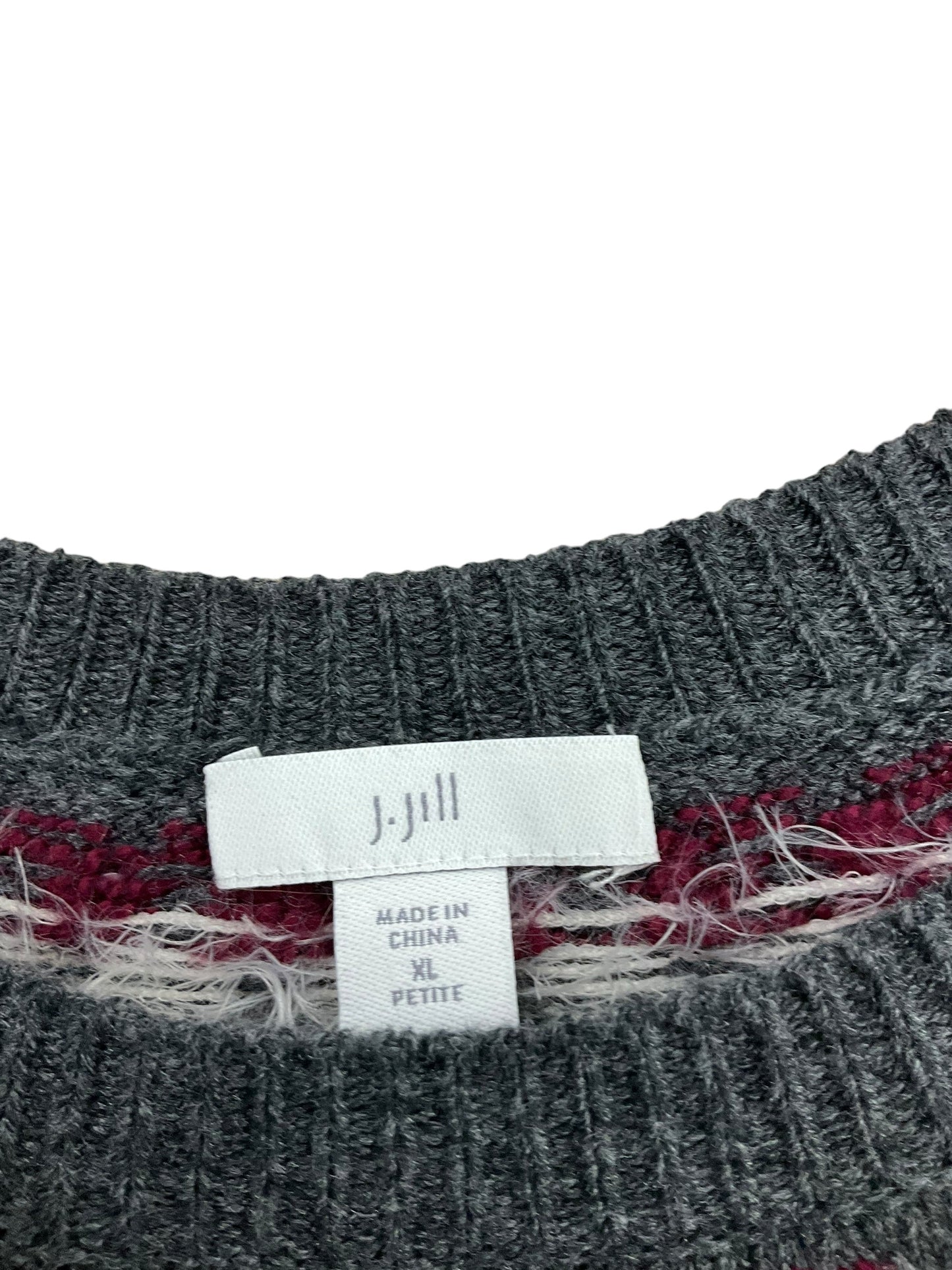 Dress Sweater By J. Jill In Grey, Size: Xl