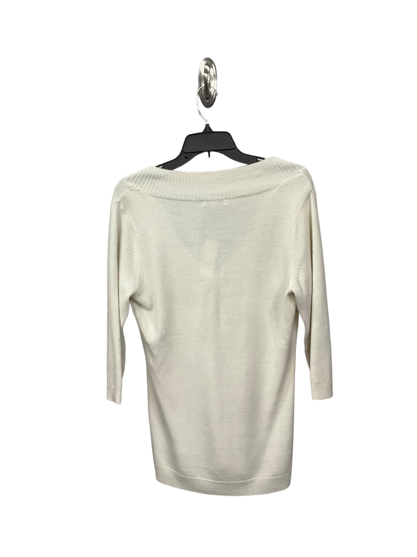 Sweater By New York And Co In White, Size: M