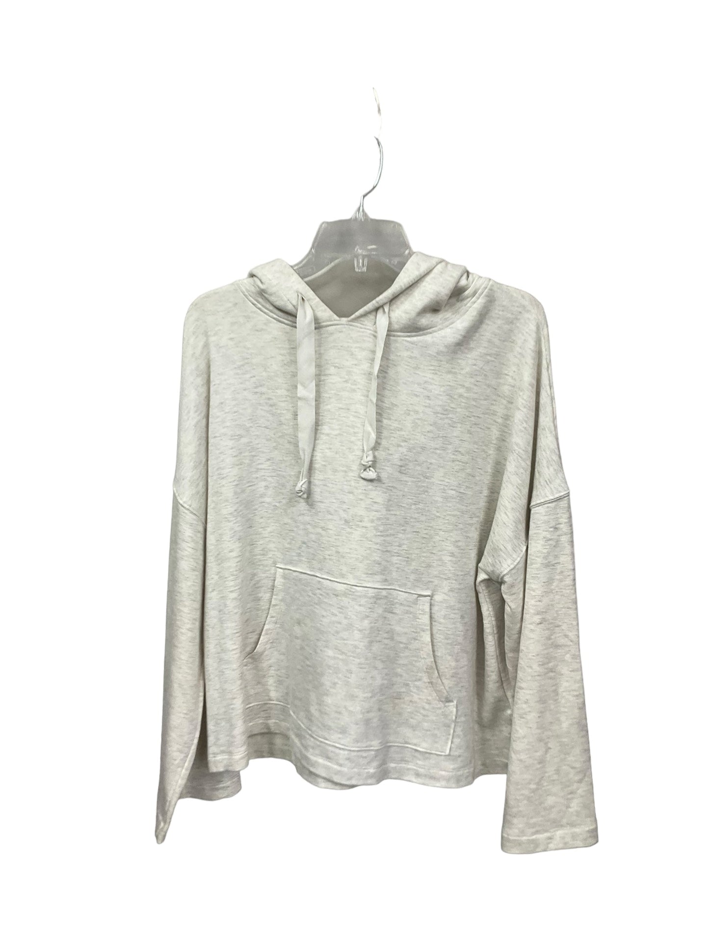 Sweatshirt Hoodie By Gap In Grey, Size: L