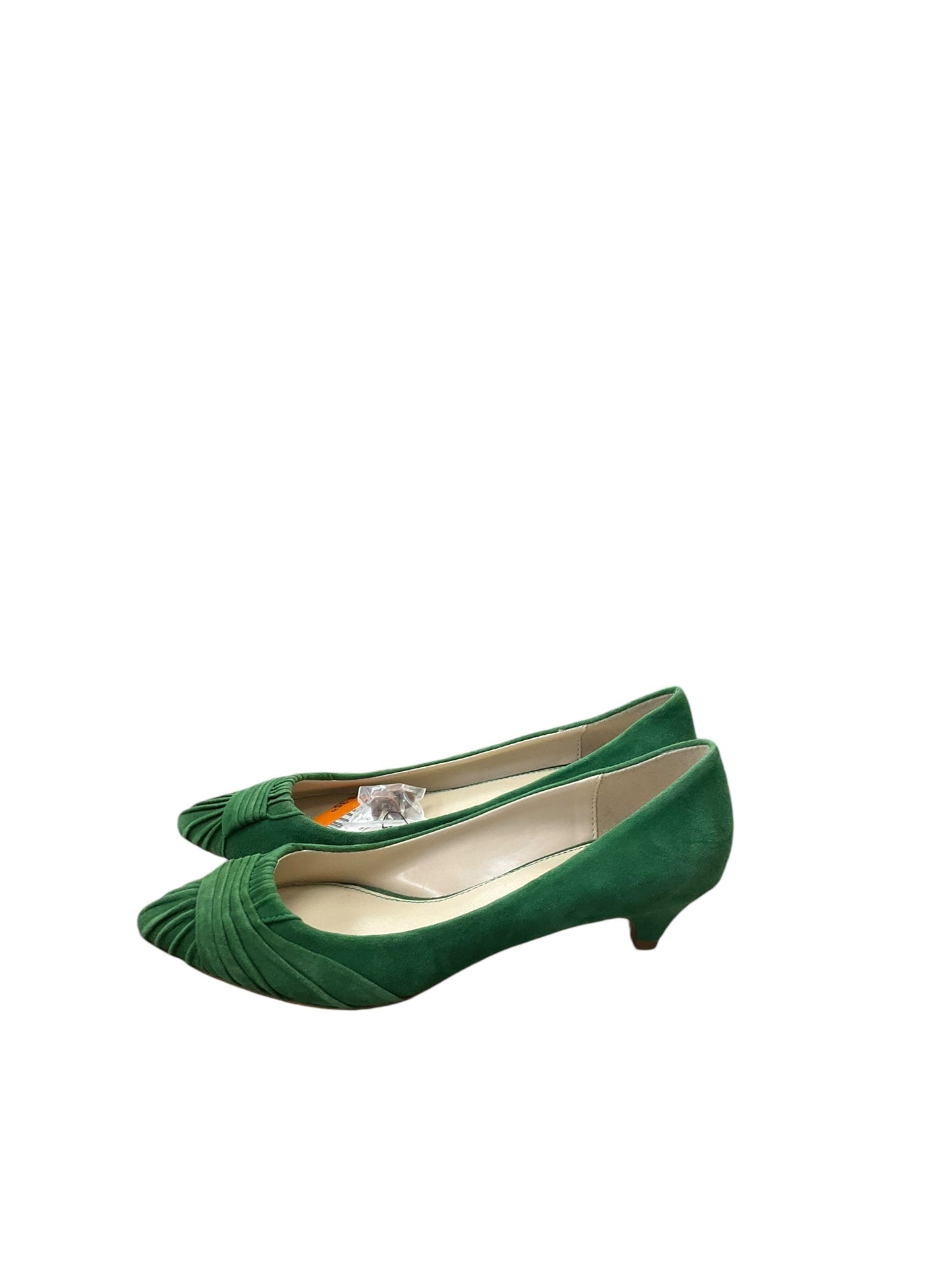 Shoes Heels Kitten By Zara In Green, Size: 7.5