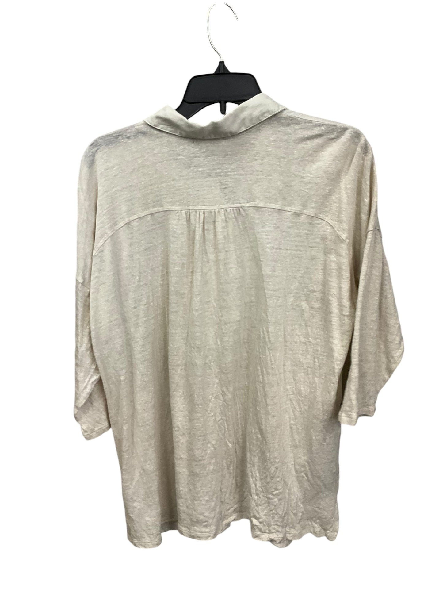 Top 3/4 Sleeve By J. Jill In Cream, Size: M