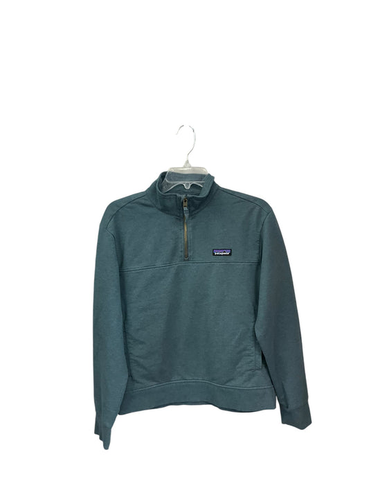 Sweatshirt Collar By Patagonia In Green, Size: S