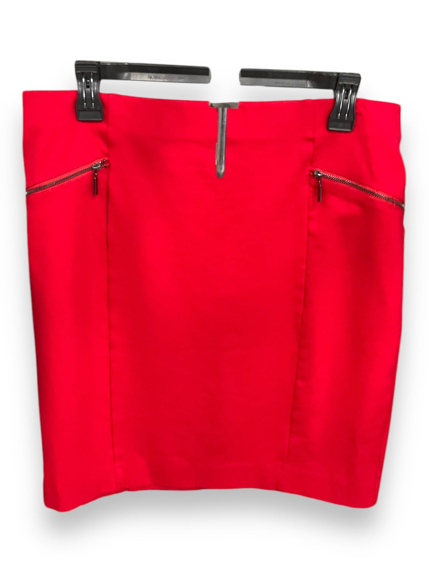 Skirt Midi By Alfani In Red, Size: Xl