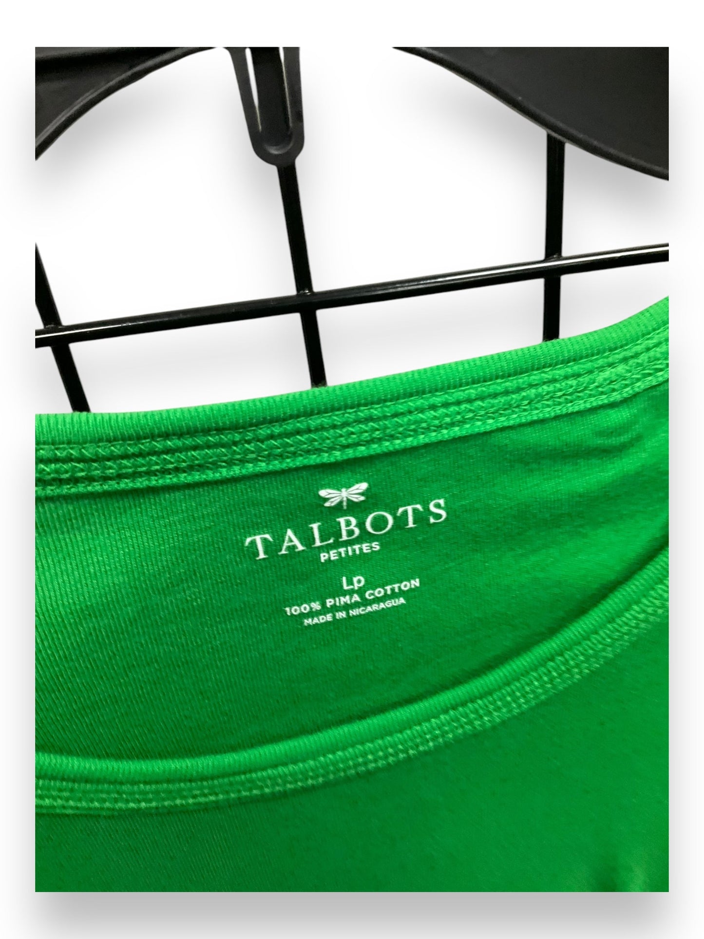 Top 3/4 Sleeve By Talbots In Green, Size: L