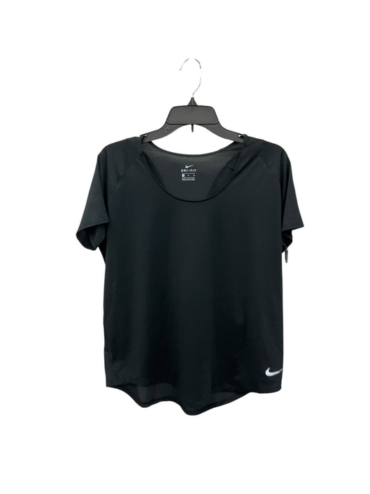 Athletic Top Short Sleeve By Nike Apparel In Black, Size: Xl