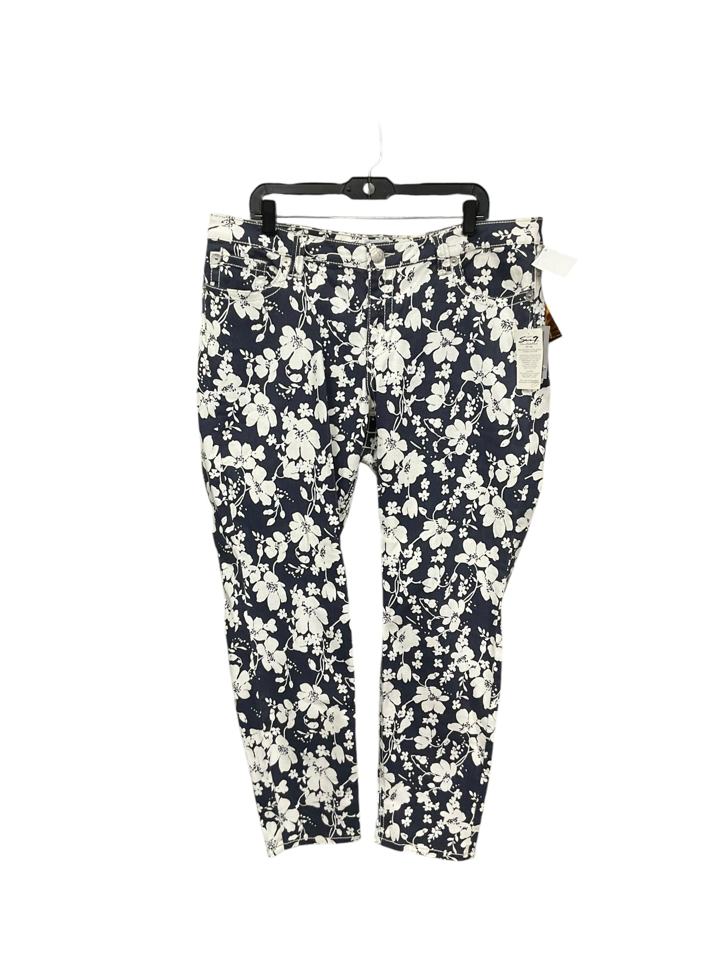 Pants Other By Seven 7 In Blue & White, Size: 20