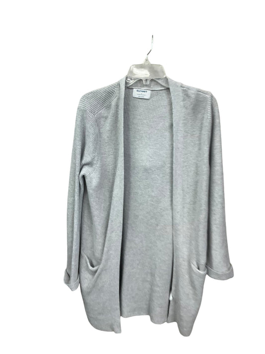 Sweater Cardigan By Old Navy In Grey, Size: M