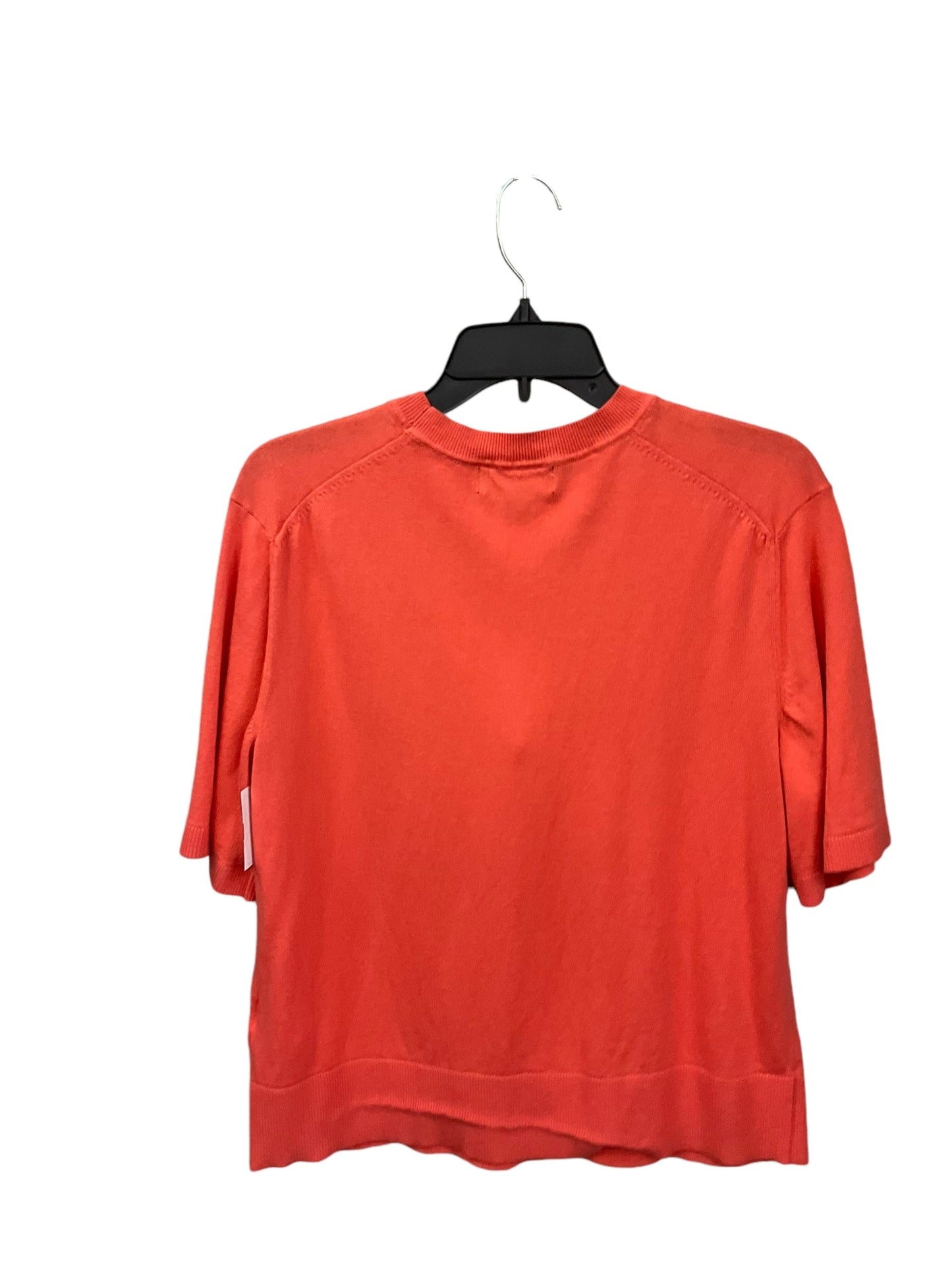 Top Short Sleeve By Banana Republic In Orange, Size: S