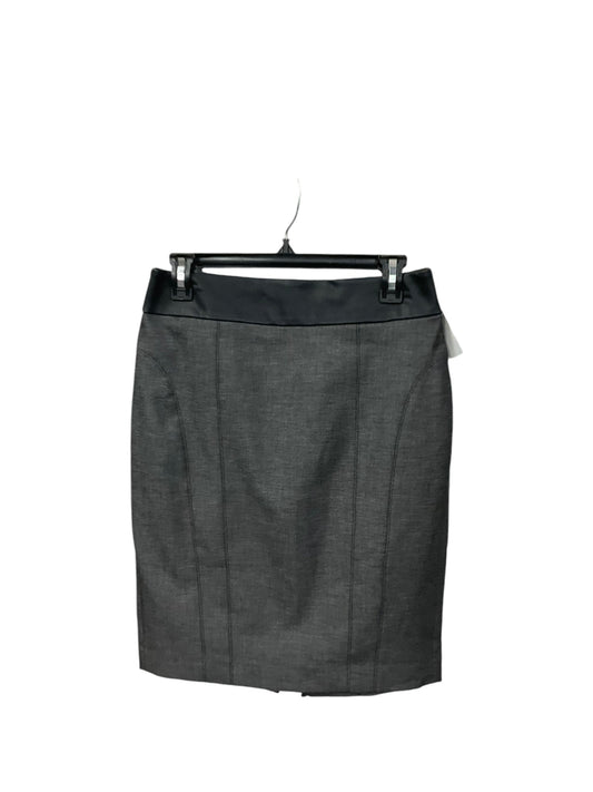 Skirt Midi By Express In Grey, Size: 8