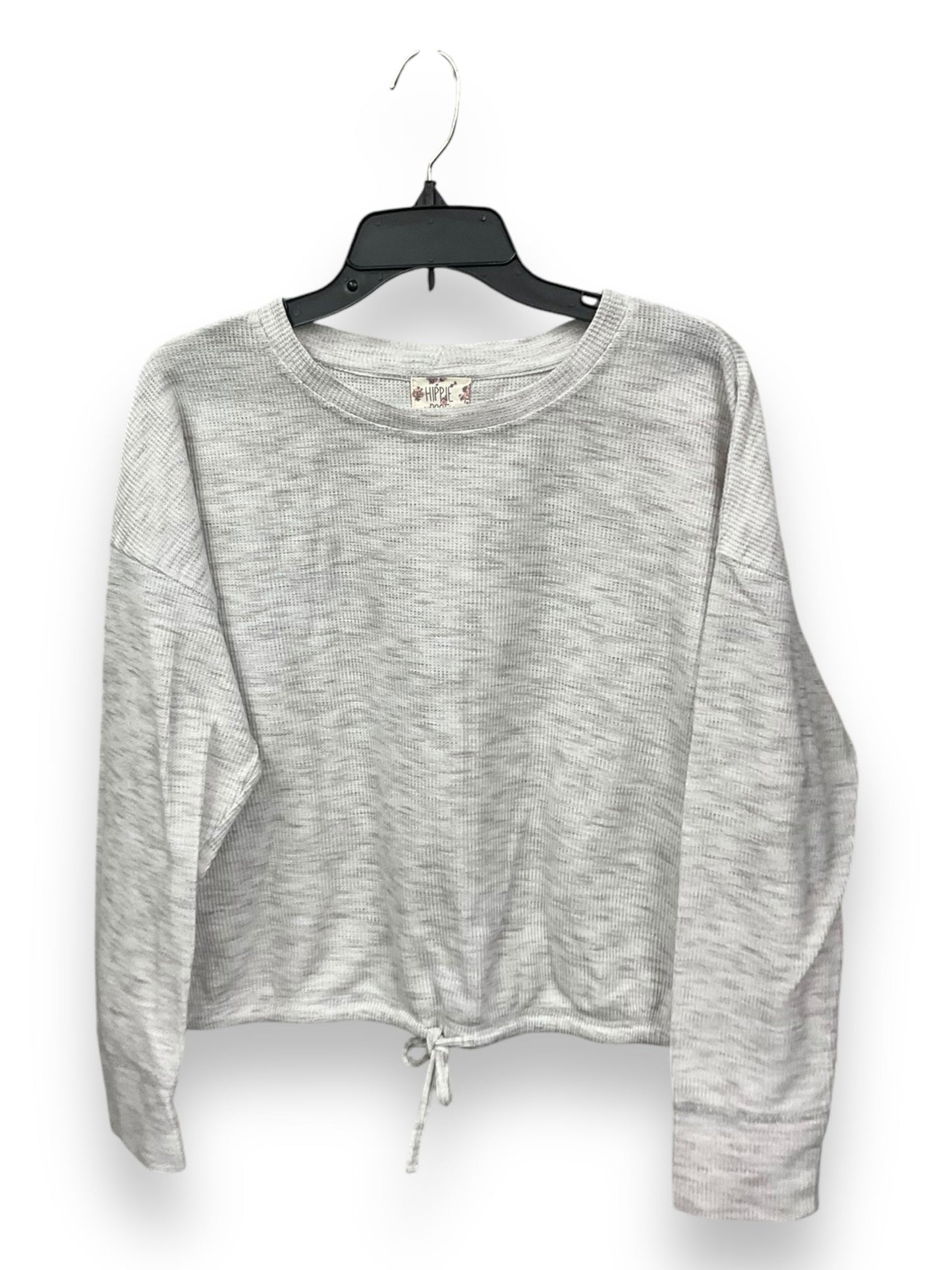 Top Long Sleeve By Hippie Rose In Grey, Size: Xl