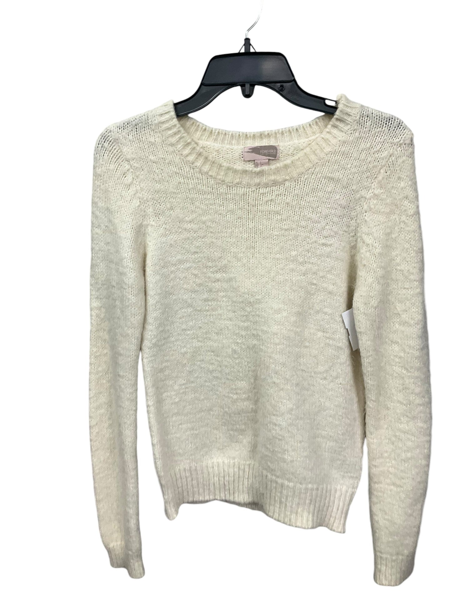 Sweater By Forever 21 In Cream, Size: S