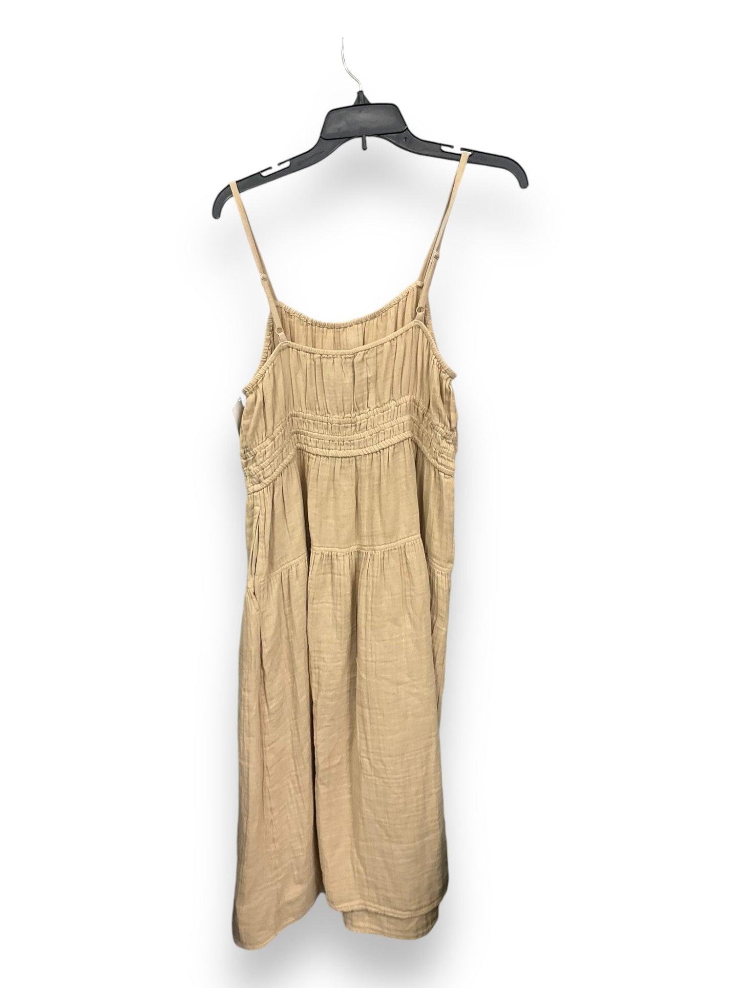 Dress Casual Midi By Old Navy In Yellow, Size: L