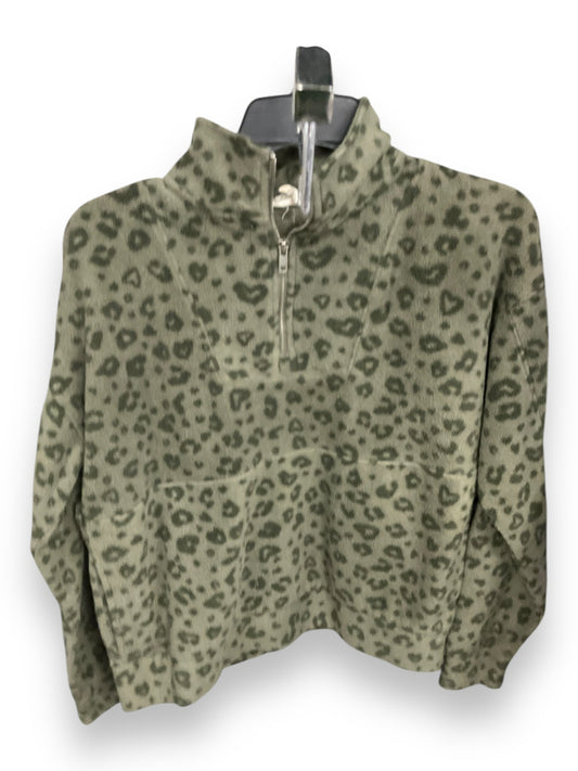 Jacket Fleece By Pink Rose In Animal Print, Size: S