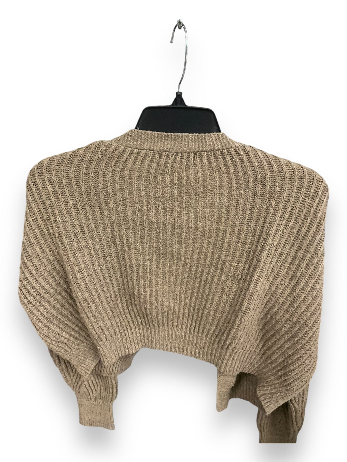 Sweater Cardigan By Shein In Brown, Size: S