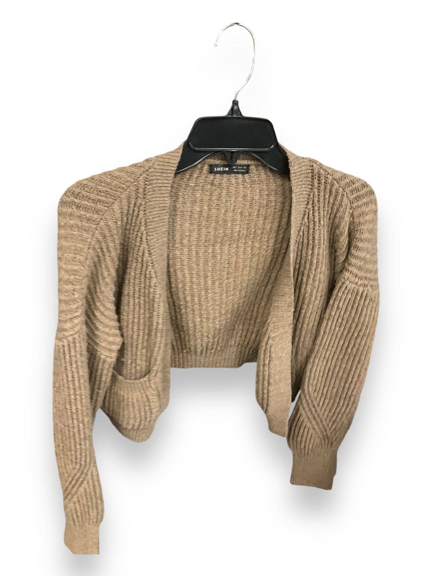 Sweater Cardigan By Shein In Brown, Size: S