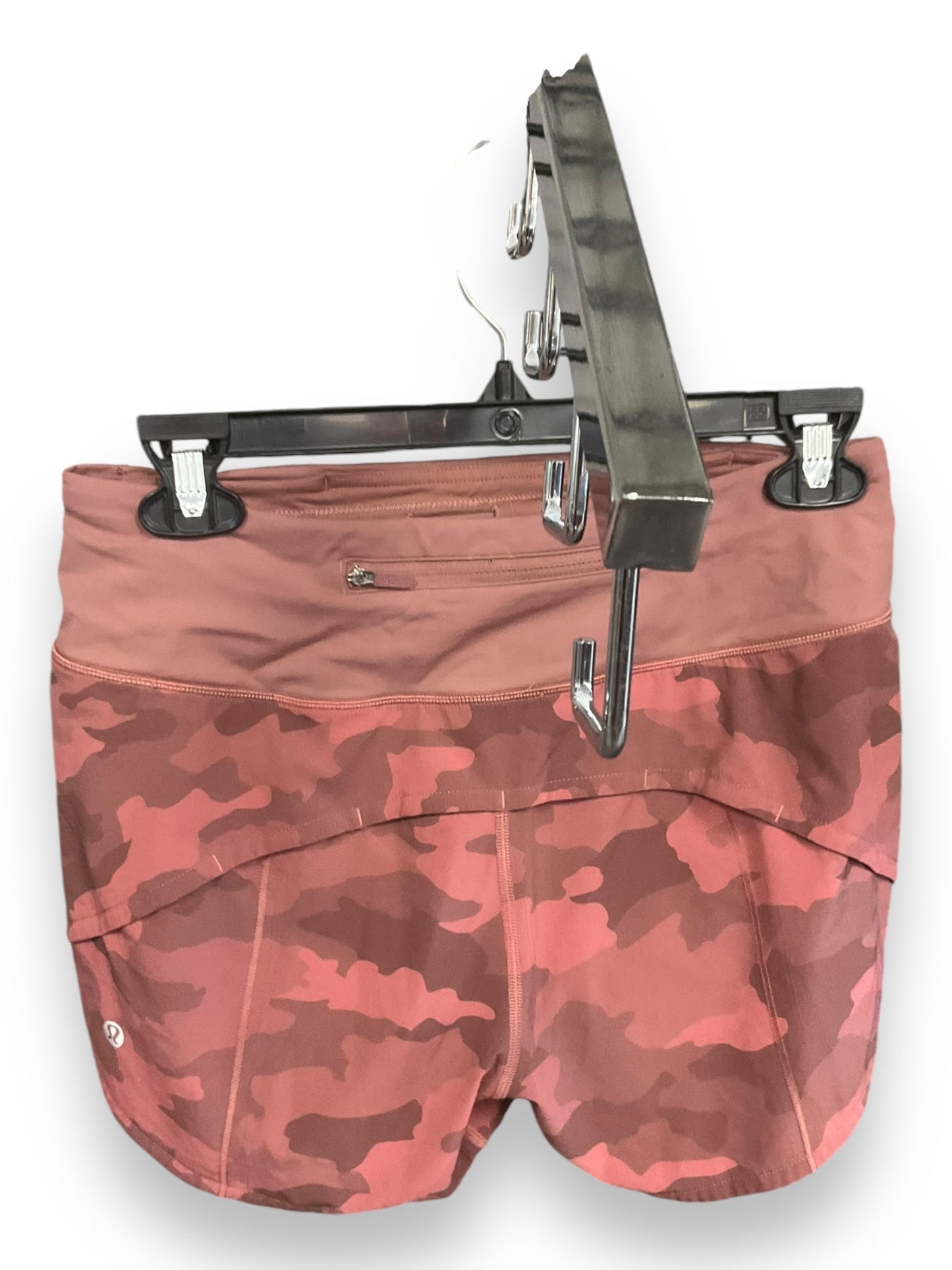 Athletic Shorts By Lululemon In Pink, Size: 4