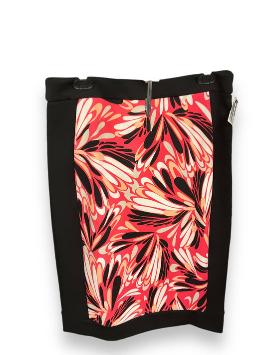 Skirt Midi By Worthington In Black & Pink, Size: 14