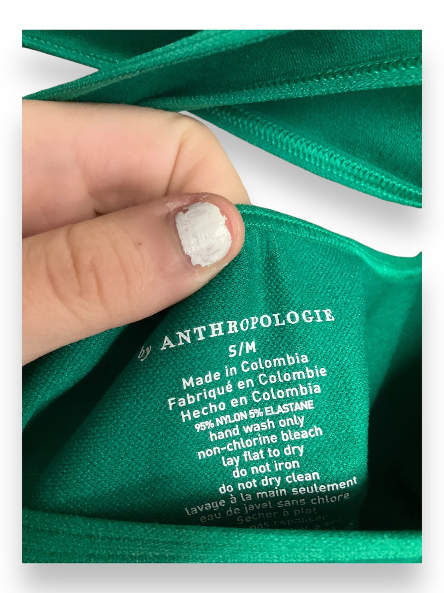 Bodysuit By Anthropologie In Green, Size: S