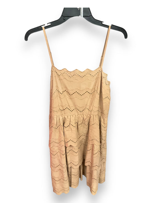 Dress Casual Midi By Express In Brown, Size: M