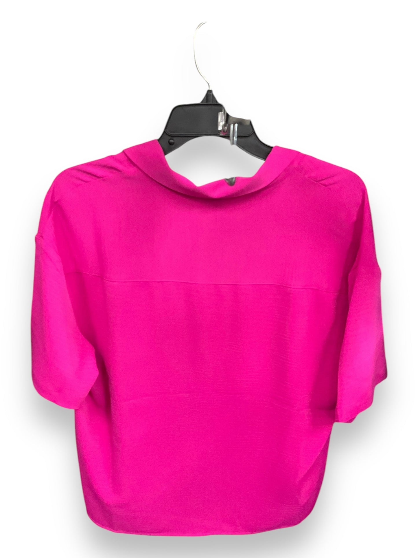 Blouse Short Sleeve By Express In Pink, Size: M