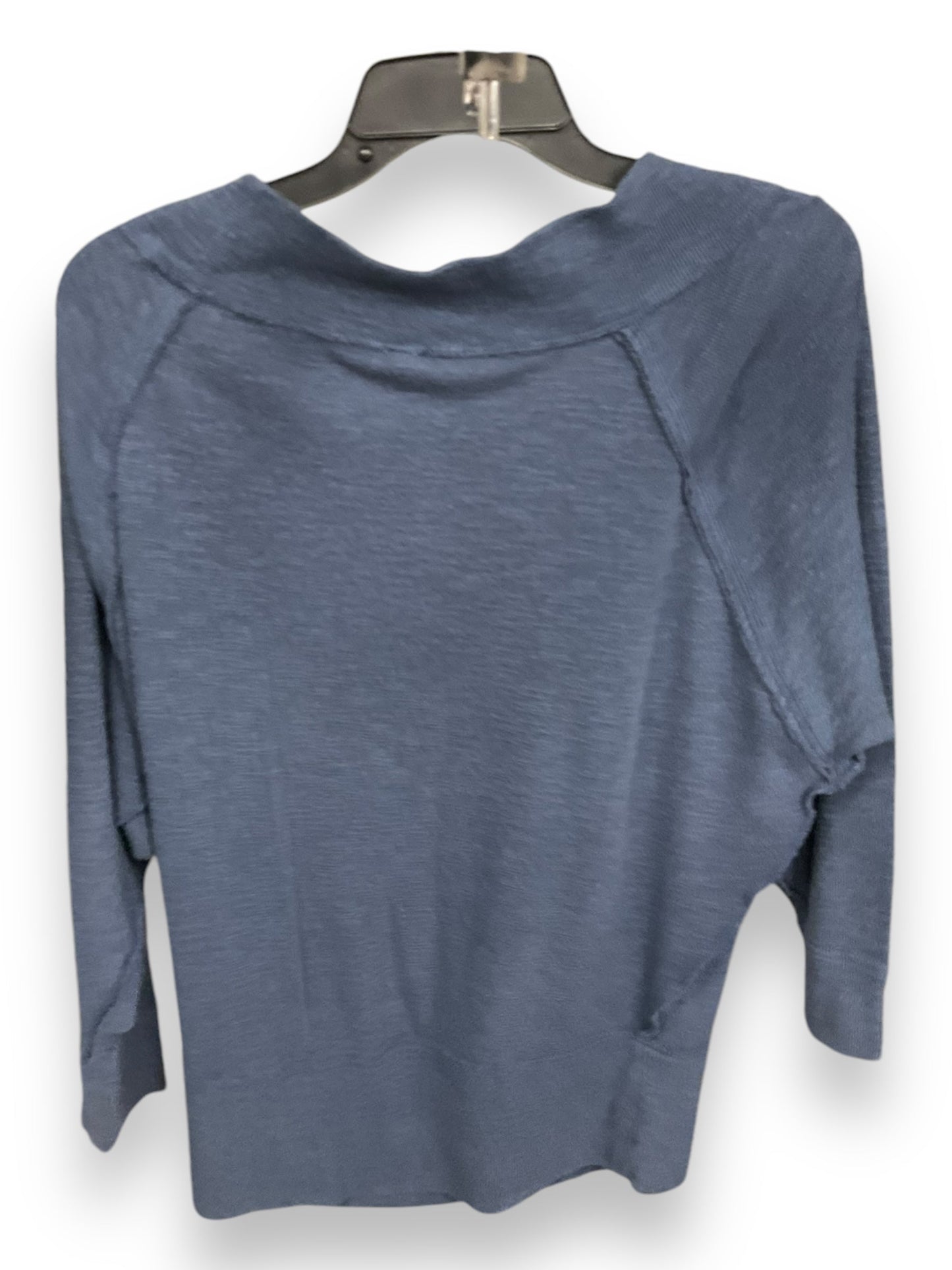 Top 3/4 Sleeve By We The Free In Blue, Size: Xs